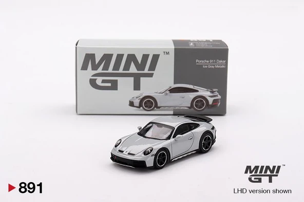 PTTAVM: Mini GT Porsche 911 Dakar Ice Gray Metallic 891