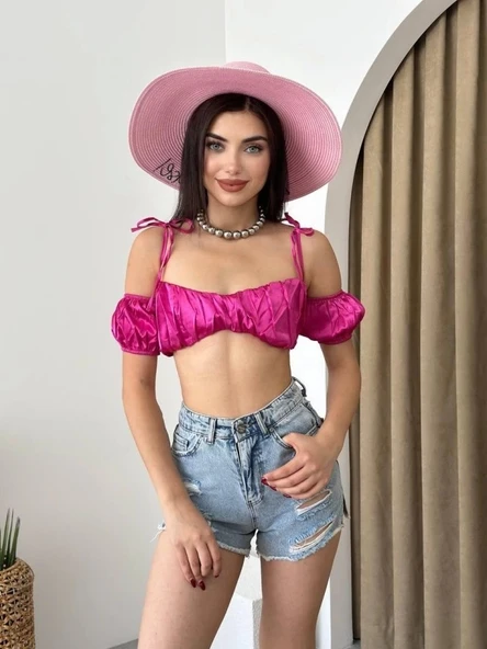 Kelsey Saten Büstiyer - Resim 3