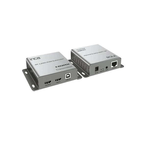 INCA IEX-120 HDMI-CAT6 120metre KVM Extender 4K ürün görseli 1
