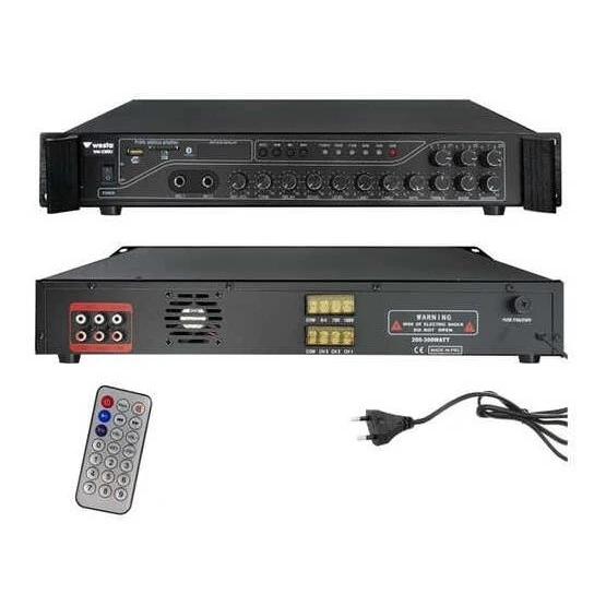 WESTA WM-2300U 3-bölgeli 150-300W Mixer Amfi ürün görseli 1