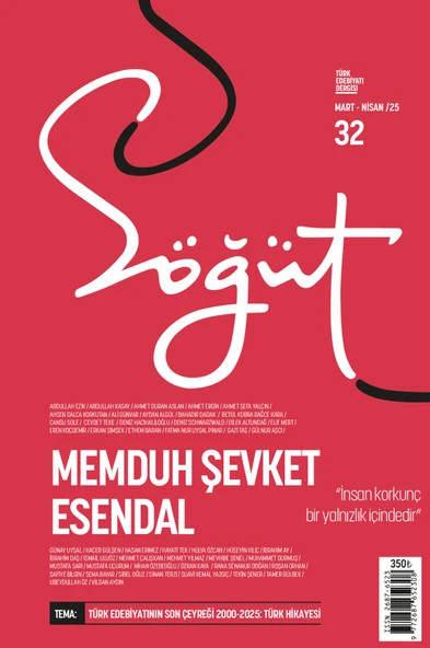 Söğüt Dergi 32.Sayı Mart-Nisan 2025 ürün görseli 1