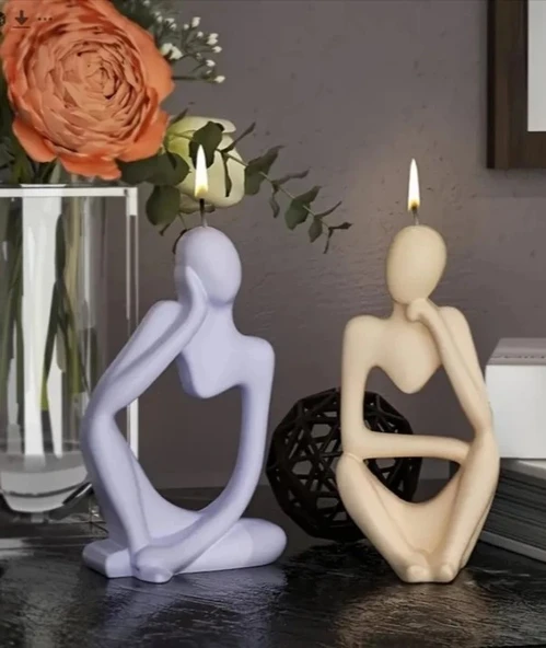 SANATSAL SOYUT DÜŞÜNEN İNSANLAR OBJESİ ürün görseli 1