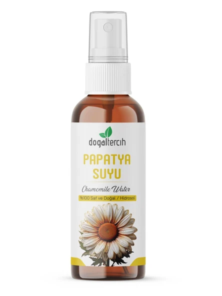 Doğaltercih %100 Saf ve Doğal Papatya Suyu Saç ve Cilt Toniği / Hidrosol 100 ml (Chamomile Water) ürün görseli 1