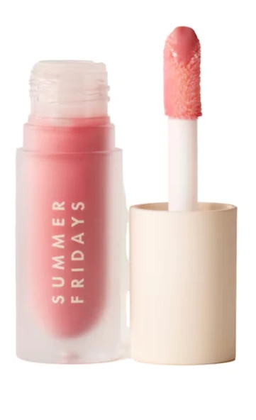 SUMMER FRIDAYS Rêve Lip Oil - Nemlendirici Dudak Yağı Gül goncası ürün görseli 1