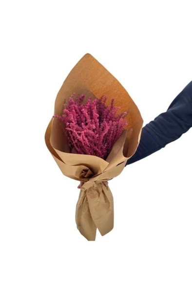 Pembe Şoklanmış Lavanta Buketi 40-50 cm ürün görseli 1