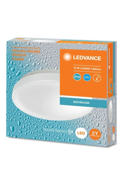 Ledvace Led Plafonyer 12W 2700K 900lm IP44 Senörlü Sarı Işık Armatür ürün görseli 1