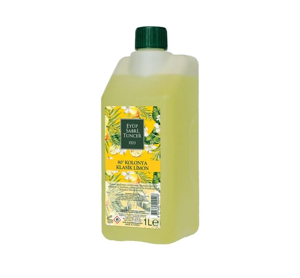 Eyüp Sabri Tuncer Klasik Limon Kolonyası Yedek Şişe 1 Litre ürün görseli 1