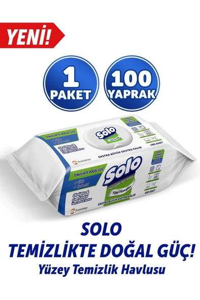 Solo Yüzey Temizlik Havlusu Okaliptus&Çam 100'lü ürün görseli 1