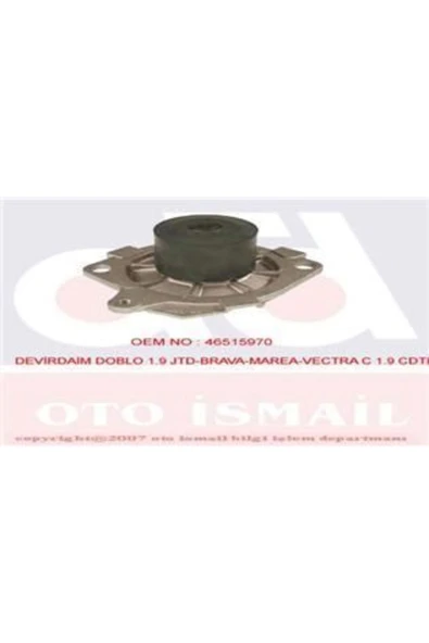 Graf PA672 Pa672 Devirdaim Su Pompası Doblo Marea Bravo Stilo / Astra H Vectra C Insignia 1.9 Cdtı 1.9 Jtd ürün görseli 1