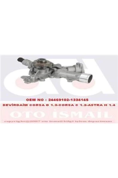 Graf PA958 Pa958 Devirdaim Su Pompası Astra G H Astra H Corsa C D Tigra 1.2 1.4 Z14xep Z12xep ürün görseli 1