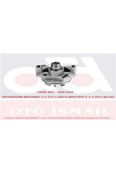 Graf PA803 Pa803 Devirdaim Su Pompası Master Iı / Movano 2.5 Dcı ürün görseli 1