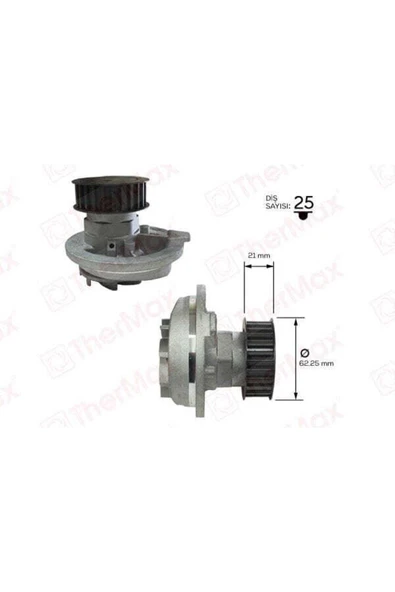 Thermax T01.172 Devirdaim Astra F Vectra A Omega A 1.8 2.0 95-98 -frontera Pa577 ürün görseli 1