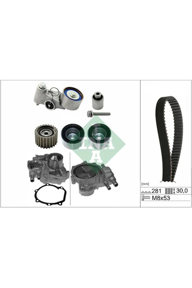 INA 530056330  Eksantrik Rulman Seti (triger Set) - Devirdaim Froster 2.0 Awd 08-13 Impreza 00- ürün görseli 1