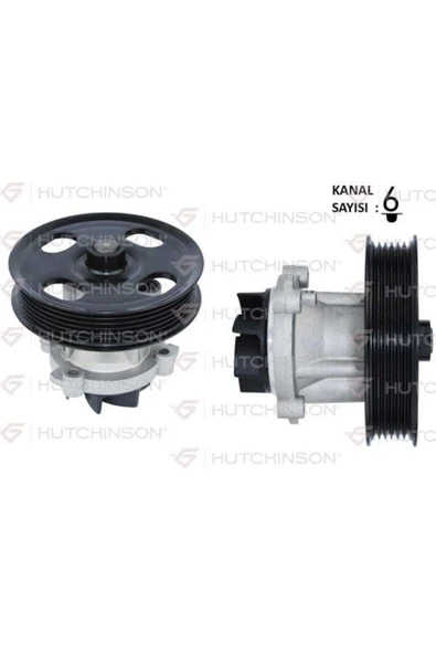 Hutchinson WP92 Wp92 Devirdaim Astra H-corsa C-d-combo-linea-doblo-albea-punto-fiorino-bipper-nemo 1.3mtj ürün görseli 1