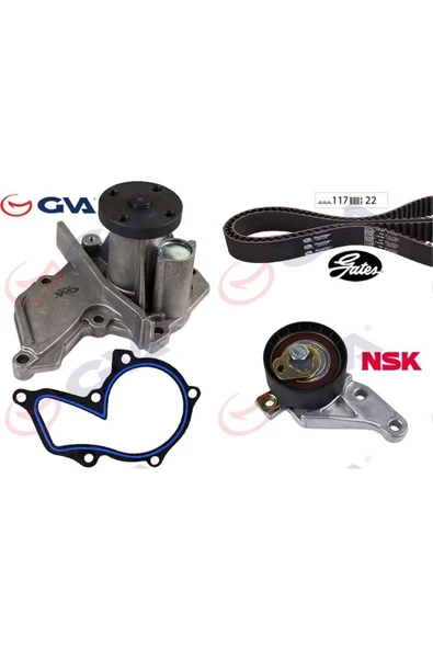 GVA 59WPK3715 -1 DEVİRDAİMLİ EKSANTRİK GERGİ SETİ (117×220) FIESTA ürün görseli 1