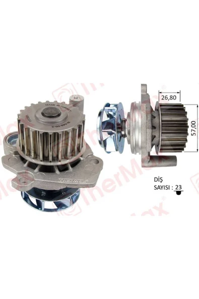 Thermax T01.227 Devirdaim Golf 97-05 Bora Passat 00-05 -A4 00-04 Cordoba Ibiza IV Toledo II Octavia ürün görseli 1