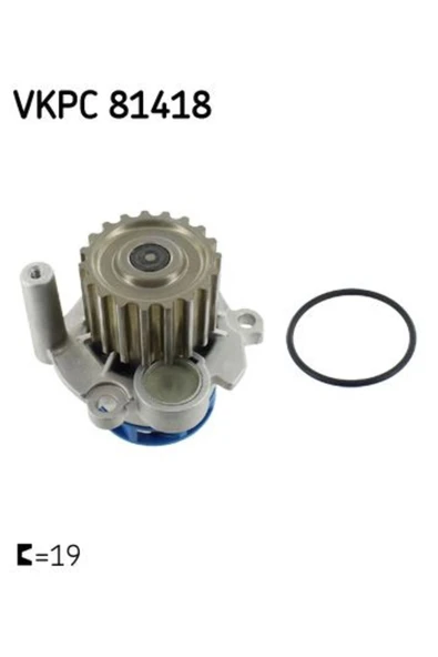 SKF VKPC81418 DEVİRDAİM SU POMPASI GOLF V POLO JETTA CADDY III TR ürün görseli 1