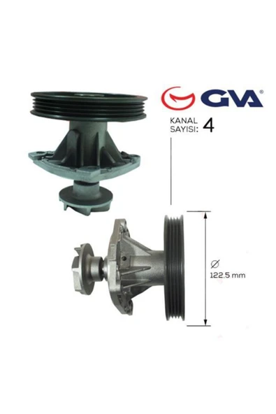 GVA 5226115  Devirdaim Fıorıno 1.4-1.6 94-01 Tempra 1.4ie 90-96 Tıpo 1.4-1.4ie 87-95 Uno 1.4 ürün görseli 1