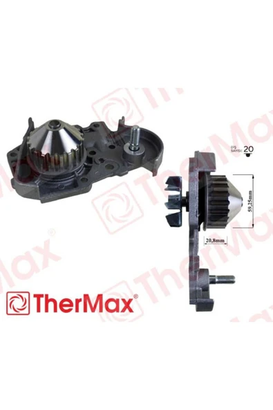 Thermax T01.125 DEVİRDAİM (SAÇ PERVANE) MGN-R19 1.6 ENJ C ürün görseli 1