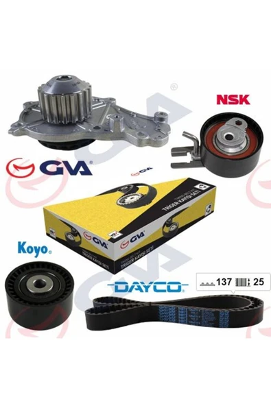 GVA 59WPK4315 DEVİRDAİMLİ EKSANTRİK GERGİ SETİ (137×254) P207-307 ürün görseli 1