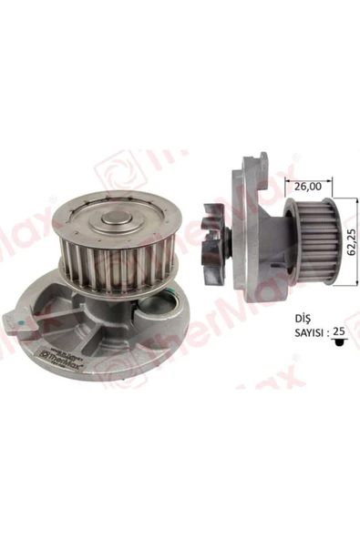 Thermax T01.198 DEVİRDAİM VECTRA B A ASTRA G 02-05 ASTRA ürün görseli 1
