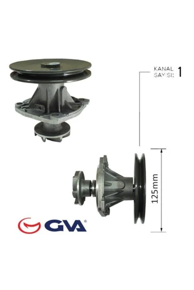 GVA 5226110  Devirdaim Tempra 1.4-1.6 Tipo 1.4ie-1.4-1.6ie 87-95 Uno 1.4 89-92 Sarı Kasnak F ürün görseli 1