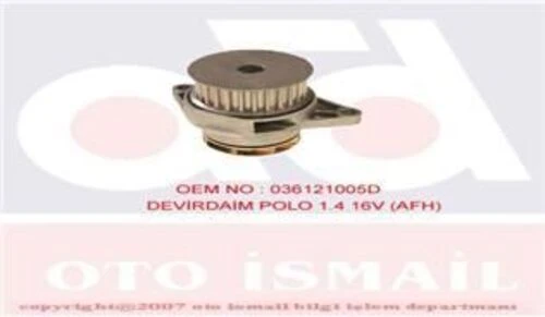 Graf PA654 DEVİRDAİM SU POMPASI POLO HB 98- / CORDOBA 00- IBIZA 1 ürün görseli 1