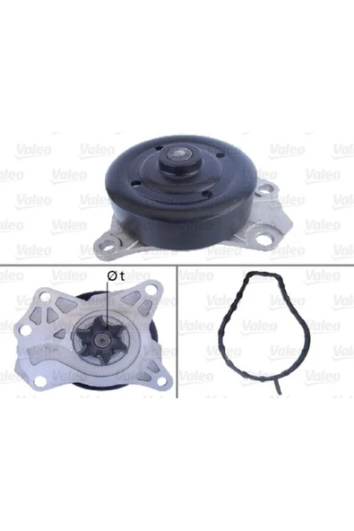Valeo 506852  DEVİRDAİM SU POMPASI 107 / YARIS / CUORE SIRION 1.0 ürün görseli 1