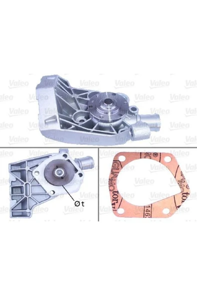 Valeo 506730 Devirdaim Su Pompası Fabia 99-03 1.4 Ame Aze Aqw Uyumlu ürün görseli 1