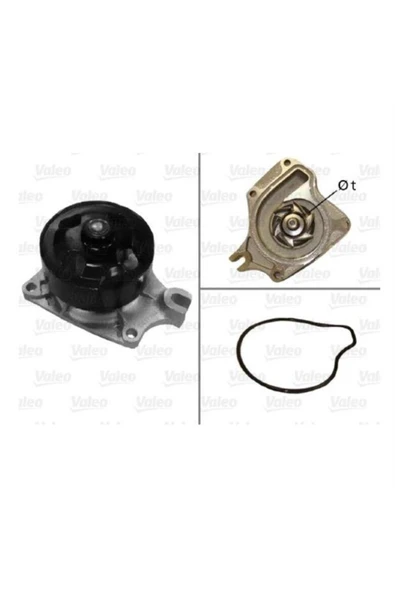 Valeo 506973 Su Pompası Mazda 2 1.2 /3 1.6 / 1.4 ürün görseli 1