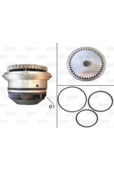 Valeo 506877  Devirdaim Su Pompası Lt28 Lt35 Lt46 II 2.8 TDI ürün görseli 1