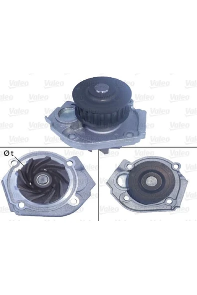 Valeo 506967  DEVİRDAİM SU POMPASI 500  C L X LINEA DOBLO BRAVO II ürün görseli 1
