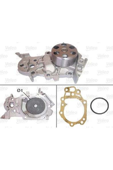 Valeo 506968  DEVİRDAİM SU POMPASI CLIO III 05- MODUS 04- TWINGO I ürün görseli 1