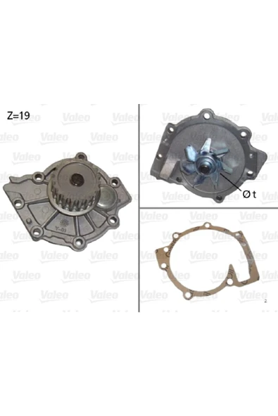 Valeo 506854 Devırdaım Volvo Uyumlu S60 2.4d D5 01- S80 2.4 2.8t6 2.9 3.0 98- C70 C30 Xc90 V70 Xc70 V50 Xc60 ürün görseli 1