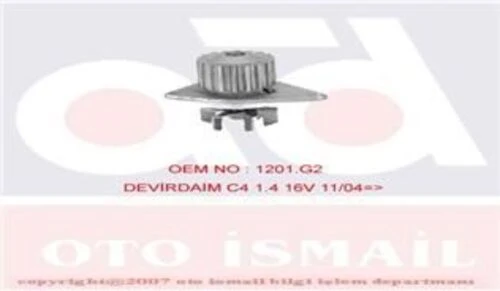 Graf PA941 DEVİRDAİM SU POMPASI 206 207 307 1007 / C2 C3 C4 1.4 1 ürün görseli 1