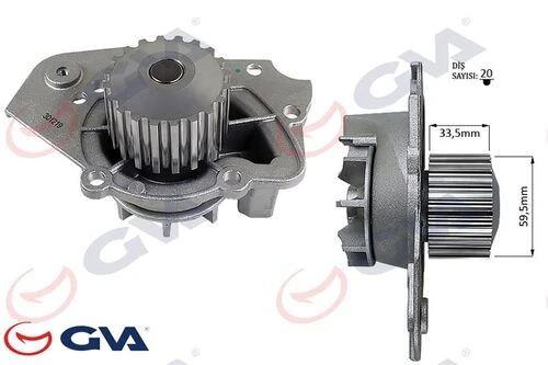 GVA 5243126  DEVİRDAİM PSA BX 1.7 1.9 ZX 205 C15 XANTIA 1.9 306 1. ürün görseli 1