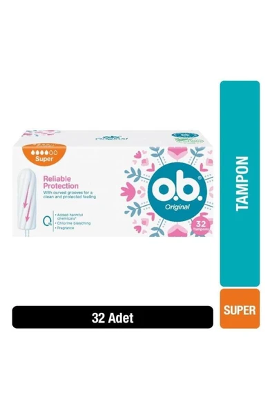 O.B Tampon Original 32'li Super 32'li - Resim 3