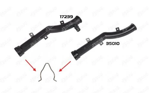 Ibras 17192  Devirdaim Borusu Segmanı Peugeot 207-208-308 1.4-1.6 16V 2008-3008-508-5008-Partner Tepee-Rcz 1.6 ürün görseli 1