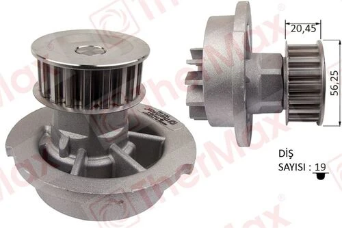 Thermax T01.130 DEVİRDAİM   KALOS 1.4 REZZO 1.6 05- DAEWO ürün görseli 1