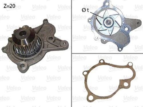 Valeo 506922  Devirdaim Su Pompası Sonata İ30 Santafe / Carens 2.0 CRDI 2.2 CRDI ürün görseli 1