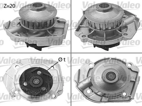 Valeo 506397  Devirdaim Su Pompası Palio 98-99 1.2 8V Uno 60 ürün görseli 1
