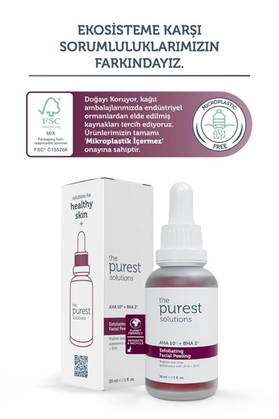 The Purest Solutions Exfoliating Facial Peeling 30 ml - Resim 5