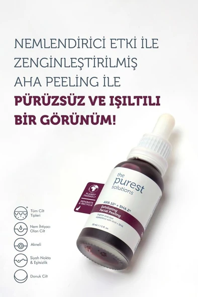The Purest Solutions Exfoliating Facial Peeling 30 ml - Resim 2
