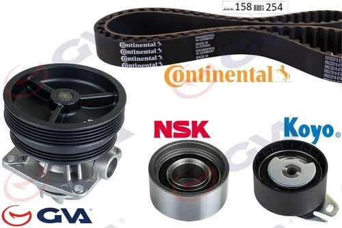 GVA 59WPK2140C Devirdaimlı Eksantrik Gergi Kiti 158x254 Brava 95-01- Doblo 01-palio-albea 96-marea 97-02 1.6 71736715 ürün görseli 1