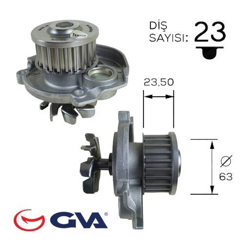GVA 5221310  Devirdaim Albea -punto-linea-ıdea-stilo-brava-ypsiıon 1.2 1.4 16v Pa866 46520401 ürün görseli 1