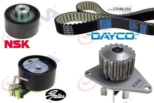 GVA 59WPK4322 Devirdaimlı Eksantrik Gergi Kiti 135x254 206-207-307-1007-c2-c3-c4 1.4 16v Kfu Et3j4 0831.l5 ürün görseli 1