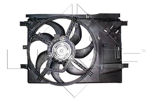 NRF 47236  Radyatör Fan Motoru-Davlumbaz Corsa D 130W 390Mm ürün görseli 1