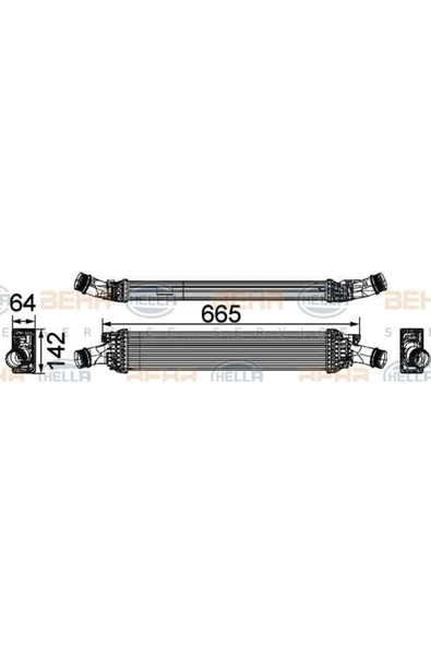 Mahle CI170000P -knecht Cı170000p Turbo Radyatörü (ıntercooler) 08- Aı.a4-a5-q5 1.8tfsı-2.0tfsı-tdı ürün görseli 1