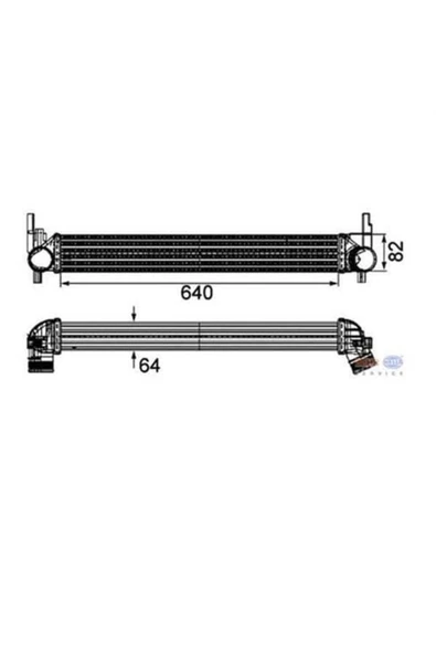 Mahle CI165000P Cı165000p Turbo Radyatörü Intercooler 10- Polo Ibiza 1.2tdı-1.4tdı-1.6tdı ürün görseli 1
