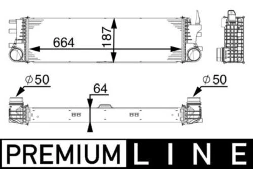 Mahle CI180000P KNECHT  Turbo Radyatörü (168×1033) Mercedes Benz V-Class (Eno:8Ml376746351) ürün görseli 1